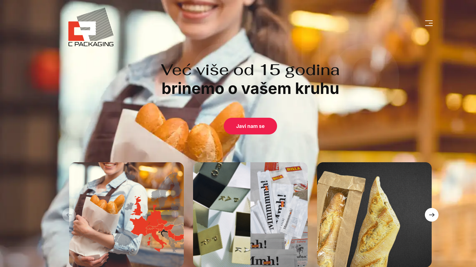 Početni ekran sajta Not Robot Design